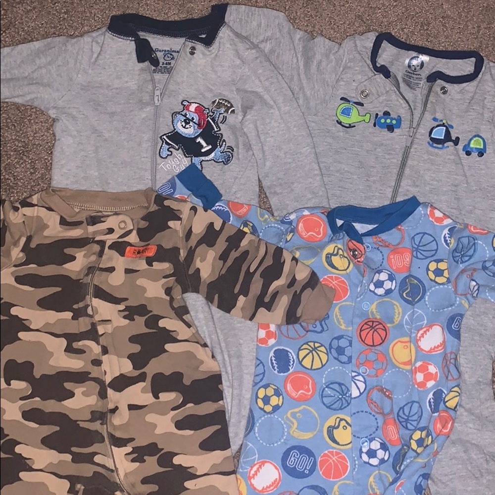 Baby onesies size 3-6 months. 2 for $7 only